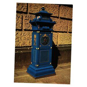 Standbriefkasten Reichspost 1900 Postcard Germany Frankfurt Collectible Post Box